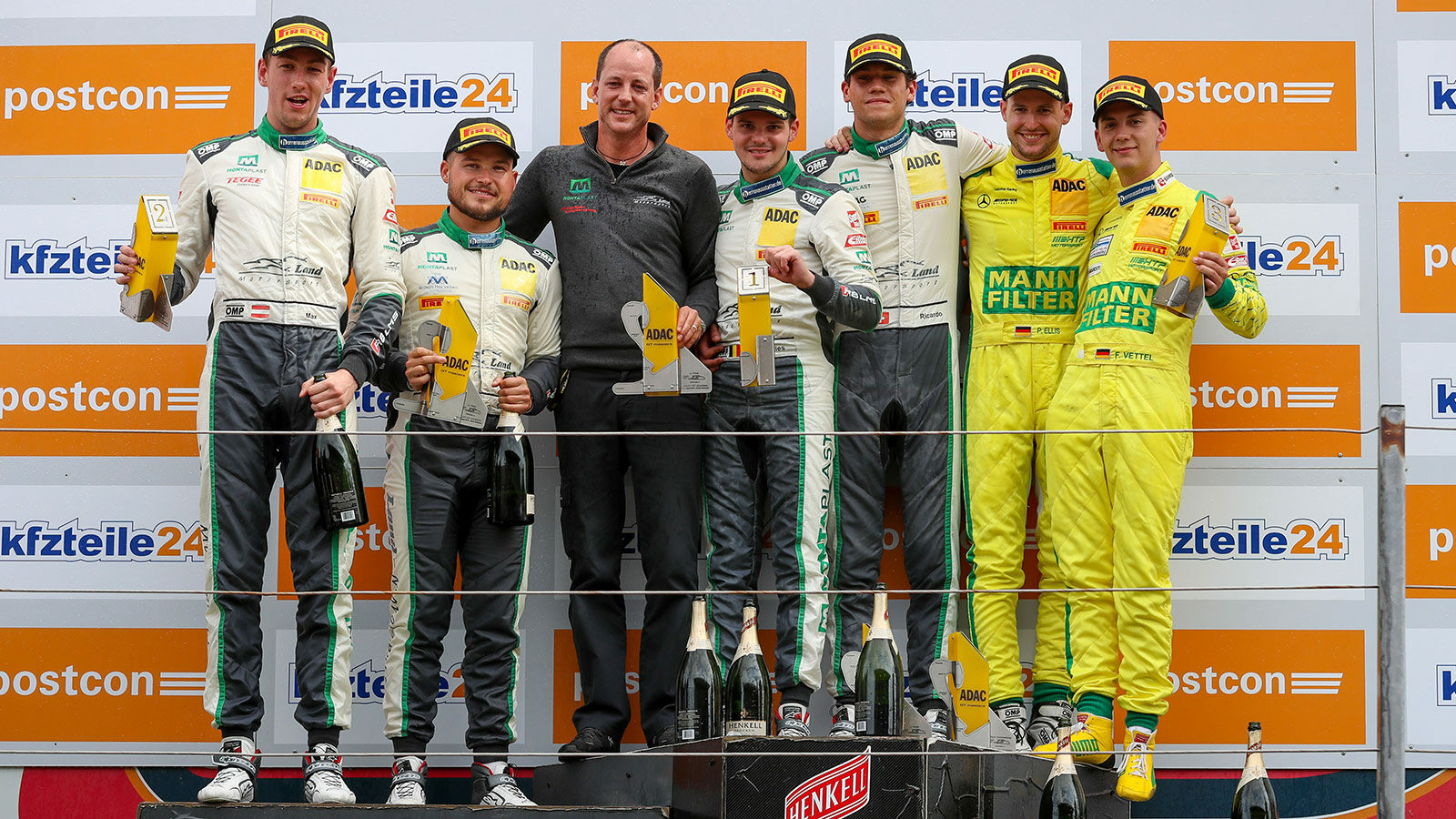 ADAC GT Masters: Audi-Doppelsieg und erstes Podest für Vettel