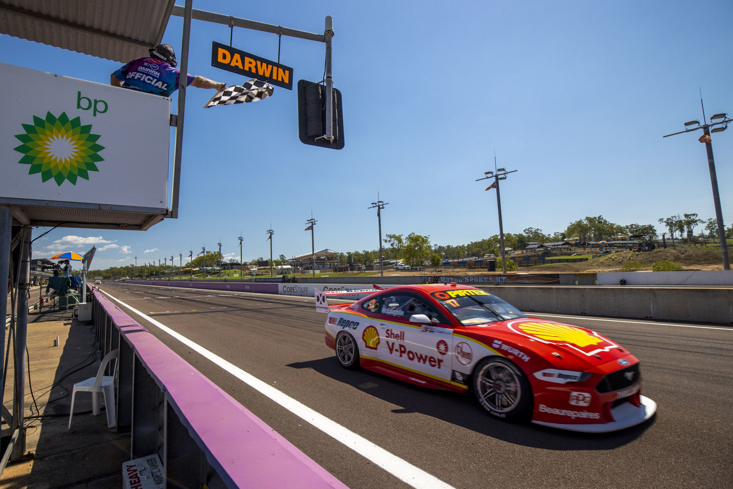 Supercars CoreStaff Darwin SuperSprint. Event 6 of the Virgin Australia Supercars Championship, Darwin, Australia. 22-23 Aug 2020.
