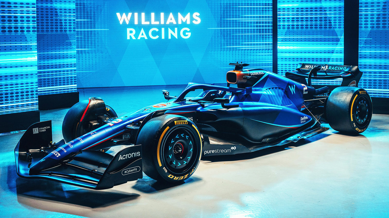 Formel-1: Williams zeigt FW45 Lackierung